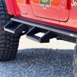 Rock Slide 18-25 Jeep Wrangler JL 4in Removable Deluxe Rock Rail Drop Step thumbnail 2