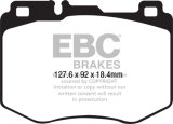 EBC S13 Brake Pad and Rotor Kit (1x ebcDP42210R, 1x ebcRK2173XD) thumbnail 3