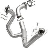 BRExhaust Direct-Fit Intermediate Pipes for 2000-2005 EXCURSION, 1999-2004 F-250 SUPER DUTY, 2002-2004 F-350 DUTY - 107-0008 Exhaust Pipes, Pipes, Stainless Steel, Natural, 2.750 in. O.D., Ford, Each thumbnail 1