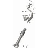 BRExhaust Direct-Fit Intermediate Pipes for 2007-2008 ACADIA, OUTLOOK, 2008 ENCLAVE - 107-0060 Exhaust Pipes, Pipes, Stainless Steel, Natural, 2.000 in. O.D., Buick, GMC, Saturn, Each thumbnail 2
