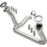 BRExhaust Direct-Fit Intermediate Pipes 107-0176 Exhaust Pipes, Pipes, Stainless Steel, Natural, Chevrolet, GMC, Oldsmobile, Each thumbnail 1