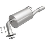 BRExhaust Direct-Fit Steel 2 Inch Muffler 108-0064 Mufflers, Direct-Fit, 2.00 in. Inlet/Outlet, Steel, Aluminized, Mazda, 2.3L, 3.0L, Each thumbnail 1