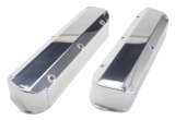 Hamburger's Performance Fabricated Aluminum Valve Covers 1063 Covers, Tall, Fabricated, Aluminum, Polished, Ford, Small Block, Pair thumbnail 1