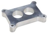 Hamburger's Performance Carburetor Spacers 2540 BILLET 1" HOL.2V PORTED SPACER thumbnail 1