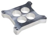 Hamburger's Performance Carburetor Spacers 2542 BILLET 1" HOL.4V PORTED SPACER thumbnail 1