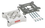 Hamburger's Performance Carburetor Spacers 3208 CARBURETOR SPACER, Holley/AFB 4BBL Carb Spacer/Stndrd Intake Manflds TORQUE-FLOW(tm) Tapered Ports; 1-1/2in Tall Billet thumbnail 1