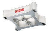 Hamburger's Performance Carburetor Spacers 3208 CARBURETOR SPACER, Holley/AFB 4BBL Carb Spacer/Stndrd Intake Manflds TORQUE-FLOW(tm) Tapered Ports; 1-1/2in Tall Billet thumbnail 2