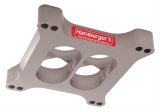 Hamburger's Performance Torque Flow CNC 1 Inch Carburetor Spacer 3219 Spacer, Flow, in. Thick, Dual Plane, Sq. Bore, 4 x 1.6875 in. Bores Taper to 2 x Oval 3.5 x 1.6875 in. Ports, Aluminum, Clear,Each thumbnail 1