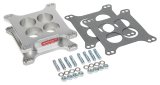 Hamburger's Performance Torque Flow CNC 2 Inch Carburetor Spacer 3221 Spacer, Flow, Aluminum, in. Thick, Dual Plane, Square Bore, Each thumbnail 1