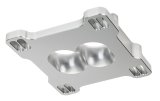 Hamburger's Performance Carburetor Adapters 3223 Adapter, 2-Hole Type, Holley 2-Barrel to Square Bore Manifold, 1.0 in. Thick, Each thumbnail 2
