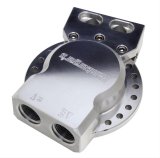 Hamburger's Performance Remote Oil Filter Mounts 3302 Mount, Remote, Single Filter, 13/16-16 in., Billet Aluminum, Clear Anodized, Each thumbnail 1