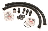 Hamburger's Performance Oil Filter Relocation Kits 3317 Kits, BILLET SINGLE PORTS UP FILTER BASE RELOCATION KIT FOR FORD 1 1/2"-16 thumbnail 1