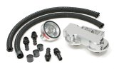Hamburger's Performance Billet Aluminum Remote Oil Filter Relocation Kits 3318 Relocation, True Dual, Aluminum, With Hardware, Hoses, Kit thumbnail 3