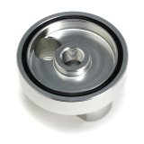 Hamburger's Performance Oil Filter Bypass Adapters 3321 Adapter, Bypass, Spin-On, Aluminum, Clear Anodized, 13/16-16 Thread, -12 AN ORB Inlet/Outlet, Each thumbnail 2
