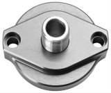 Hamburger's Performance Oil Filter Bypass Adapters 3326 Adapter, Aluminum, Clear, Anodized, Chevy, V-8, Accepts Stock Style Filter, Each thumbnail 2