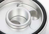 Hamburger's Performance Oil Filter Bypass Adapters 3360 Adapter, Spin-on Adapter Style, Aluminum, Clear Anodized, -12 AN O-ring Inlet/Outlet, Ford, Each thumbnail 4