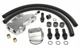 Hamburger's Performance Billet Aluminum Remote Oil Filter Relocation Kits 3384 BILLET TRUE-DUAL OIL FILTER RELOCATION KIT-SB CHEVY & BB CHEVY thumbnail 1
