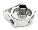 Hamburger's Performance Oil Filter Mounts 3402 REMOTE FILTER BASE, Sngl Remote Base; 1 1/2in-12 Nipple (Fram HP6 or equivalent); Flows Left-to-Right thumbnail 2