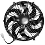 16 Inch 2,200 CFM Maradyne Challenger Series Electric Fan MC162K Fan, Series, Electric, Single, 16.0 in. Diameter, cfm, 12 V, Puller/Pusher, Black Plastic thumbnail 1