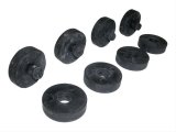 Maradyne Electric Fan Mounting Brackets MFA112 fan Bracket Spacers, Plastic, Black, Set of 8 thumbnail 1