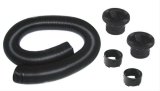 Maradyne Heater Plumbing Kits MFA127 Louver kit - (2) 2" round louvers w/mounting brackets and flexhose thumbnail 1