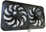 12 Inch 3,400 CFM Maradyne Smart Start Electric Fan MSS22K Fans, Start, Dual, cfm, 28.5 amps, 10 Sickle Blades, in. Diameter, Puller, 225W HD Motors, 26 in. x 15 in. x 4.08 in., Each thumbnail 1