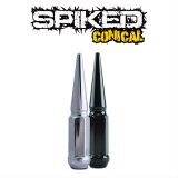 Metal Lugz Spiked Lug Nuts 7004K8 Nuts, Spiked, Locking, Conical Seat, Standard, Steel, Chrome, 14mm x 1.50 RH Thread Size, Set of 32 thumbnail 3