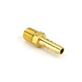 Nitrous Outlet NPT to Hose Barb Fittings 00-01921-B Fitting, Adapter, Barb, Straight, Brass, Natural, 1/4 in. NPT, 5/16 in. Barb, Each thumbnail 3
