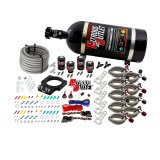 Nitrous Outlet Oxide Plate Systems 00-10114-10 Systems, EFI Plate, Wet Style, WOT Switch Activation, 10 lbs. Bottle, for Use with A 92mm LSX Intake, Chevrolet, Small Block LS, Kit thumbnail 1