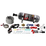 Nitrous Outlet Oxide Systems 00-10191-12 Systems, Ford 2018-2020 Mustang GT Hard-line Plate System - Gas/E85 (5-55psi)(50-200HP)(12lb Bottle) thumbnail 1