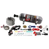 Nitrous Outlet Oxide Systems 00-10191-12 Systems, Ford 2018-2020 Mustang GT Hard-line Plate System - Gas/E85 (5-55psi)(50-200HP)(12lb Bottle) thumbnail 2