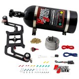 Nitrous Outlet Stinger Plate Oxide Systems 00-10604-10 Systems, Stinger, Square Bore Plate, Wet, 700 hp, 10 lb. Bottle, Black, Designed for Use with 5-10 psi Carbureted Fuel Systems, Kit thumbnail 3