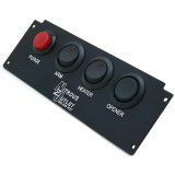 Nitrous Outlet Switch Panels for 1983-1992 CAMARO, FIREBIRD - 00-11019 Panel, Ashtray Mount, Aluminum, Black, 4 Switches, Chevy, Pontiac, Each thumbnail 2