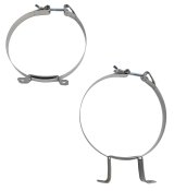 Nitrous Outlet Standard Bottle Brackets 00-32000 10lb/15lb Stainless Bracket thumbnail 1