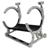 Nitrous Outlet Heated Bottle Brackets 00-32014 Single Billet N2O Bracket with rubber isolators (Horizontal) thumbnail 1