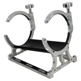 Nitrous Outlet Heated Bottle Brackets 00-32014 Single Billet N2O Bracket with rubber isolators (Horizontal) thumbnail 2