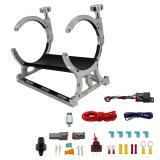 Nitrous Outlet Heated Bottle Brackets 00-32014-4 Single Billet Bracket & 4AN accessories (Horizontal) thumbnail 1