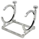 Nitrous Outlet Billet Aluminum Bottle Brackets 00-32017 Oxide Bracket, Vertical Mount, Aluminum, Natural, Kit thumbnail 2