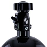 Nitrous Outlet Bottle Valve Nipples 00-34001 Oxide Adapters, Nipples, Billet High-flow, Billet Aluminum, Black, -4 AN Male Threads, -8 AN Male O-ring, Each thumbnail 1