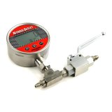 Nitrous Outlet Digital Inline Pressure Gauges 00-63016-6 Gauge, and Shut Off Valve for 6AN thumbnail 1