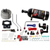 Nitrous Outlet Oxide Plate Systems 00-10123-LS3-10 Systems, EFI Plate, Wet, 200 hp, 10 lb. Bottle, Black Powdercoated, WOT Switch, Chevy, 6.2L, LS3 Only, Kit thumbnail 1