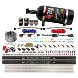 Nitrous Outlet Oxide Systems 00-10362-ALC-R-DS-10 DS 4Cyl 4Sol Direct Port Sys w/ Dual Rails ALC Low PSI(10LB Bottle) 90° Noz thumbnail 2