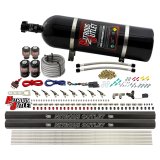 Nitrous Outlet Oxide Systems 00-10475-E85-H-R-15 8 Cyl 4 Sol Direct Port Sys w/ Dual Rails E85 Hi PSI(15Lb Bottle)(90° Noz) thumbnail 2