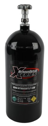 Nitrous Outlet X-Series Oxide Systems 22-81000 Systems, X-Series, Air Intake Tube Delivery, Wet, 200 hp, 10 lb. Bottle, Black Powdercoated, WOT Switch, Chevy, Kit thumbnail 2