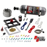 Nitrous Outlet Oxide Systems 00-10677-GEN4-12 Systems, 4500 Stinger 4 Dry System - Braided Hoses/.122 Solenoid/Universal Solenoid Bracket - (50-500 HP)(12lb Bottle) thumbnail 2