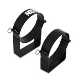NOS Nitrous Bottle Brackets 14140NOS Brackets, Hinged, Aluminum, Black Powdercoated, 7 in. Diameter, 10/15 lb. Bottles, Pair thumbnail 4
