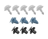 Precision Replacement Parts Weatherstrip Seal Fasteners CFK-2270-02 2002-2006 Acura Rsx (Coupe), Cowl Fastener Clip Kit, 11 Piece Kit thumbnail 1