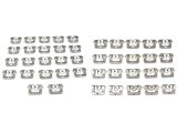 Precision Replacement Parts Windshield Molding Clip Kits MCK-1211-68 1968-1972 Chevrolet EL Camino, Kit, and Rear Window thumbnail 1