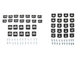 Precision Replacement Parts Windshield Molding Clip Kits MCK-3440-68 1968-1970 Mopar B-Body (2Dr Hardtop), Kit, and Rear Window thumbnail 1