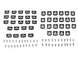 Precision Replacement Parts Windshield Molding Clip Kits MCK-3441-68 1968-1976 Dodge Dart (2Dr Hardtop), Kit, and Rear Window thumbnail 1